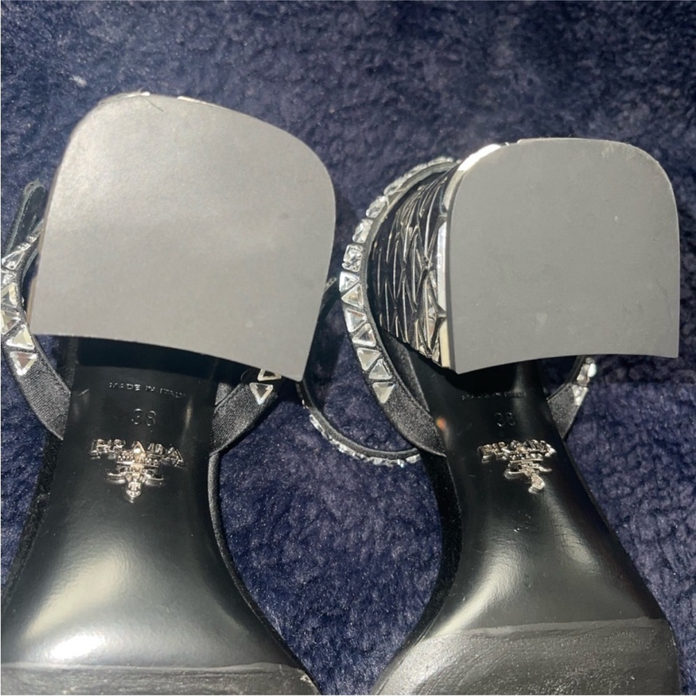 Prada crystal embellished sandals - Picture 2 of 6